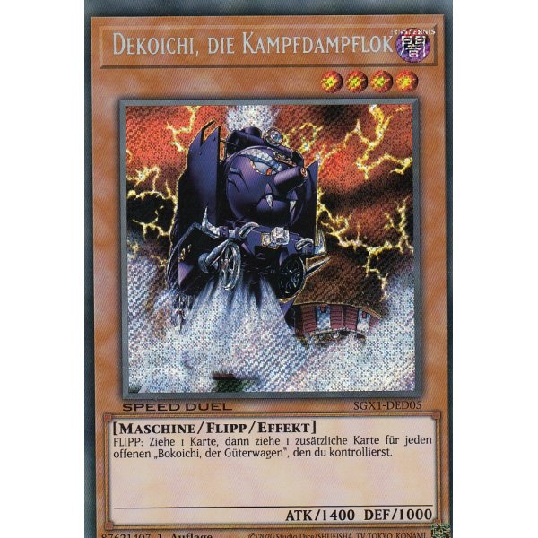 Dekoichi, die Kampfdampflok SGX1-DED05-SCR