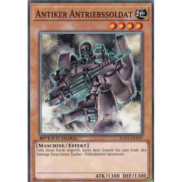 Antiker Antriebssoldat SGX1-DED07