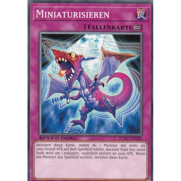 Miniaturisieren SGX1-DED20