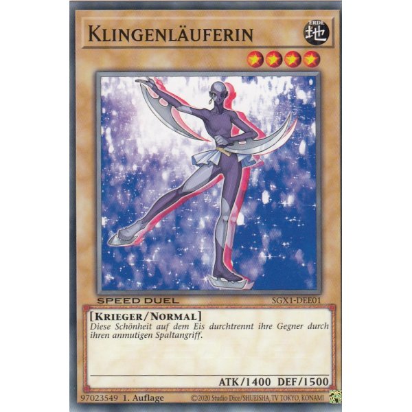 Klingenl&auml;uferin SGX1-DEE01