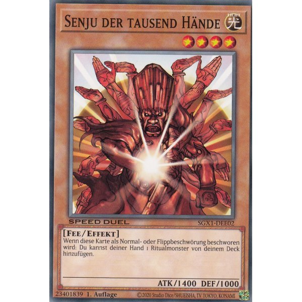 Senju der tausend H&auml;nde SGX1-DEE02