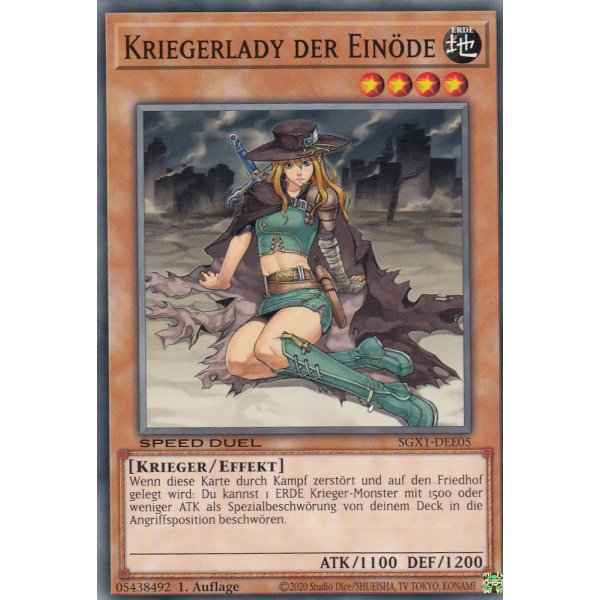 Kriegerlady der Ein&ouml;de SGX1-DEE05