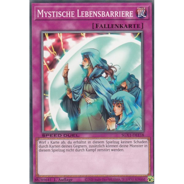 Mystische Lebensbarriere SGX1-DEE18