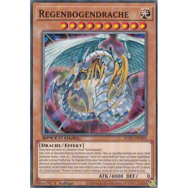 Regenbogendrache SGX1-DEF01-C