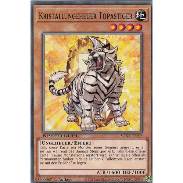 Kristallungeheuer Topastiger SGX1-DEF06