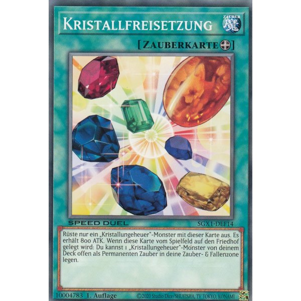 Kristallfreisetzung SGX1-DEF14