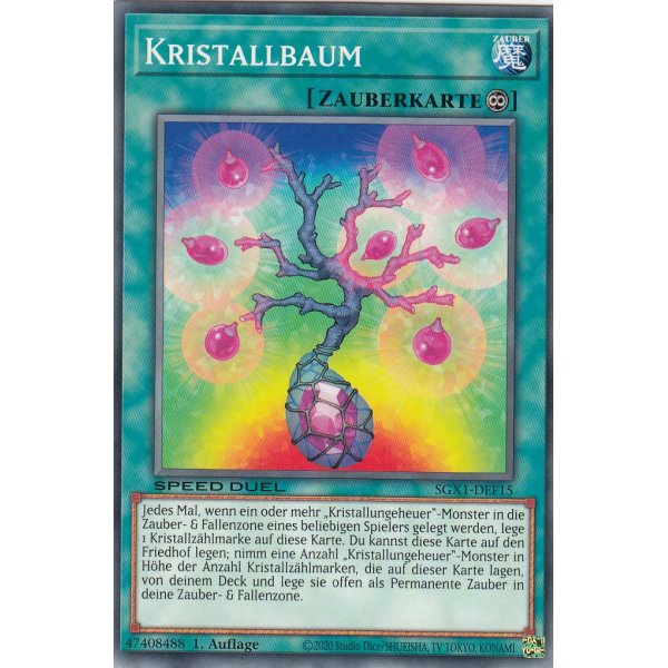 Kristallbaum SGX1-DEF15