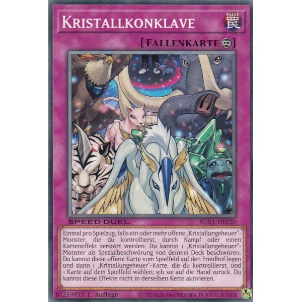 Kristallkonklave SGX1-DEF20