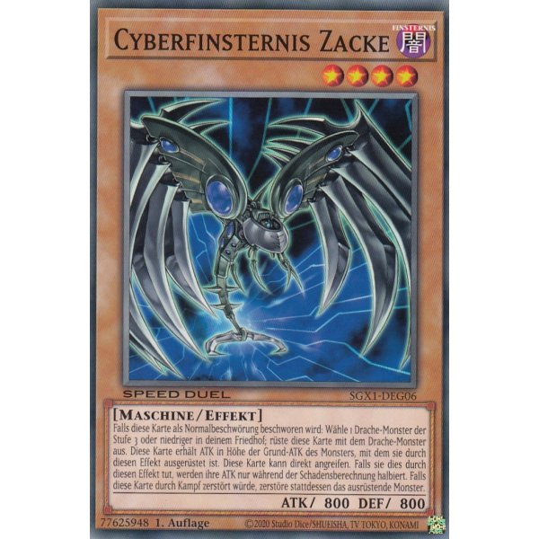 Cyberfinsternis Zacke SGX1-DEG06