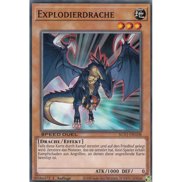 Explodierdrache SGX1-DEG08