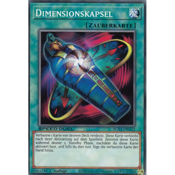 Dimensionskapsel SGX1-DEG12