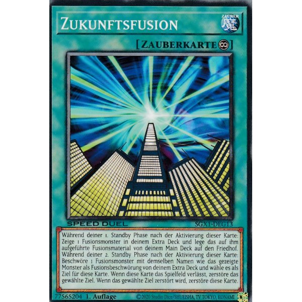 Zukunftsfusion SGX1-DEG13