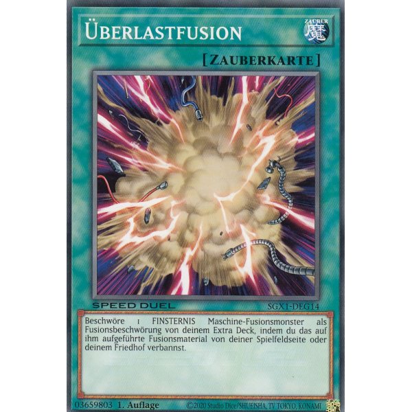 &Uuml;berlastfusion SGX1-DEG14