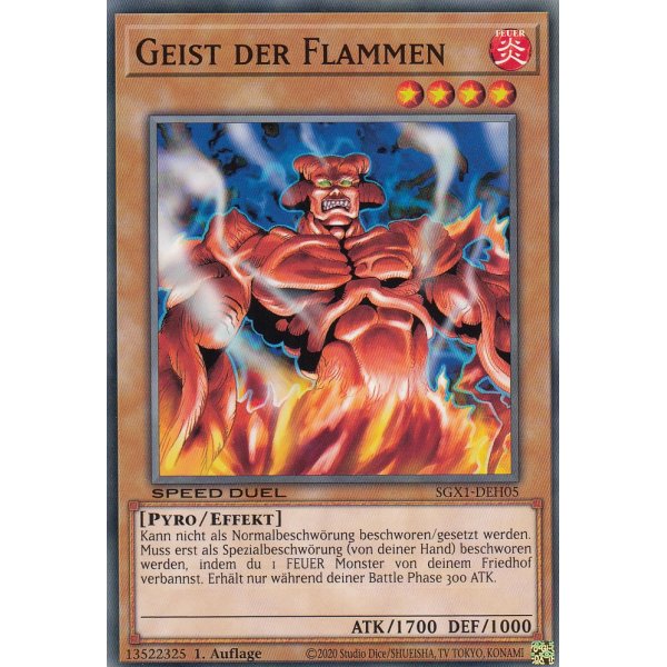Geist der Flammen SGX1-DEH05
