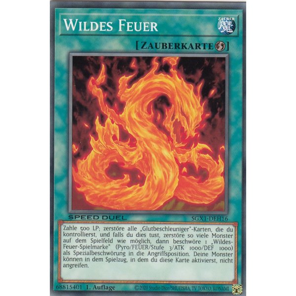 Wildes Feuer SGX1-DEH16