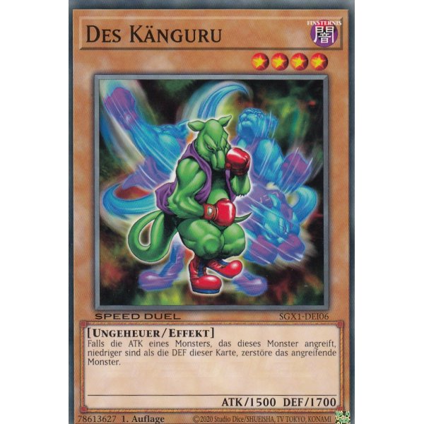 Des K&auml;nguru SGX1-DEI06