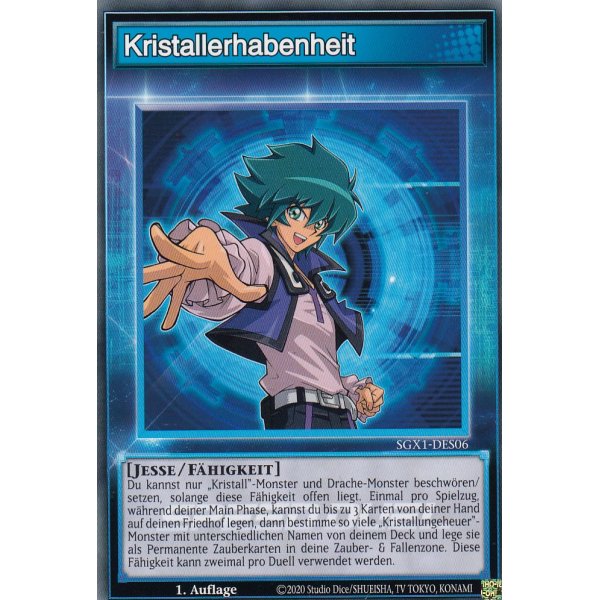 Kristallerhabenheit SGX1-DES06
