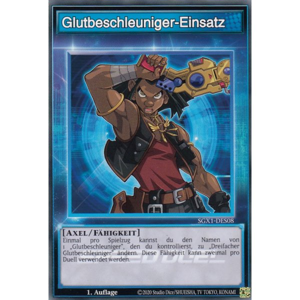 Glutbeschleuniger-Einsatz SGX1-DES08