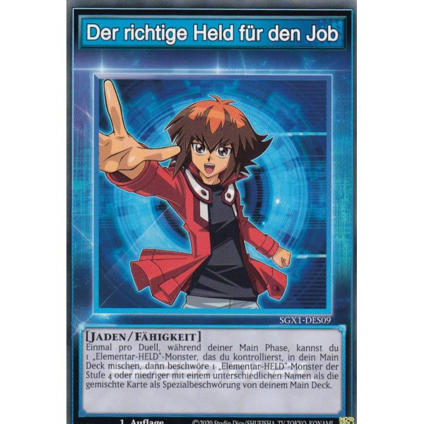 Der richtige Held f&uuml;r den Job SGX1-DES09
