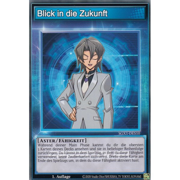 Blick in die Zukunft SGX1-DES10