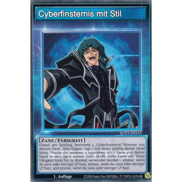 Cyberfinsternis mit Stil SGX1-DES15