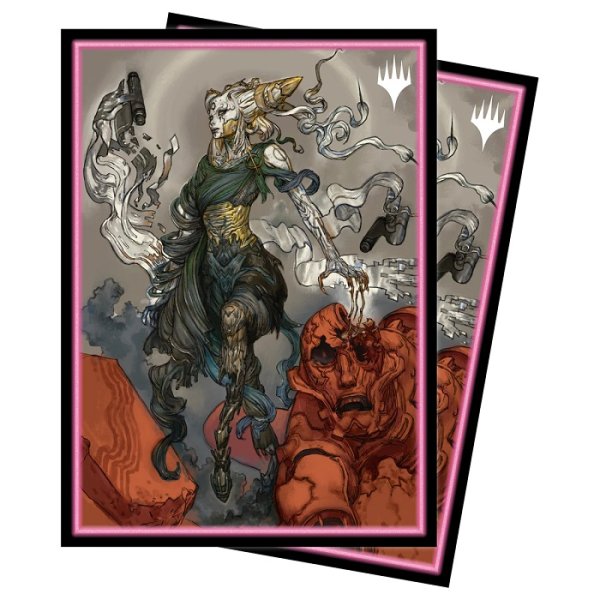 Magic Sleeves - Kamigawa Neon Dynasty Tamiyo, Compleated Sage (100 H&uuml;llen) von Ultra Pro