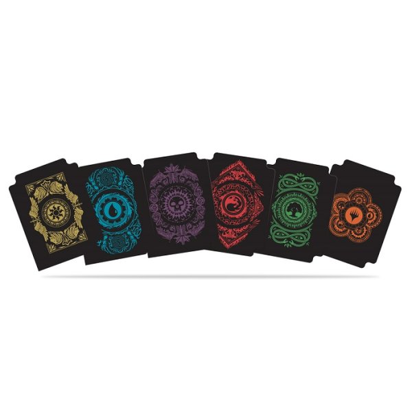 Magic Deck Dividers  - 6 Mana Colors (2 von jeder Farbe, 12 Kartentrenner) von Ultra Pro