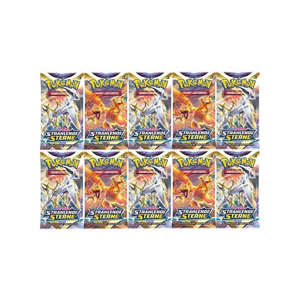Schwert &amp; Schild 10x Strahlende Sterne Booster (deutsch)