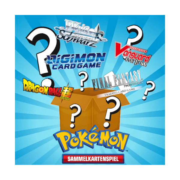 TCG Mystery Box Pokemon + 2 weitere TCG Spiele!