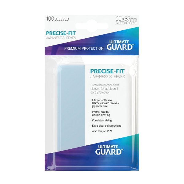 Ultimate Guard Precise-Fit Japanese Size (100 inner H&uuml;llen)