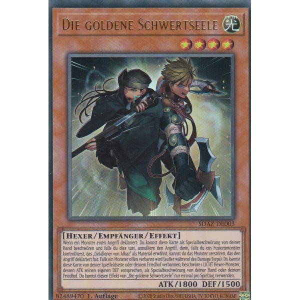 Die goldene Schwertseele SDAZ-DE003