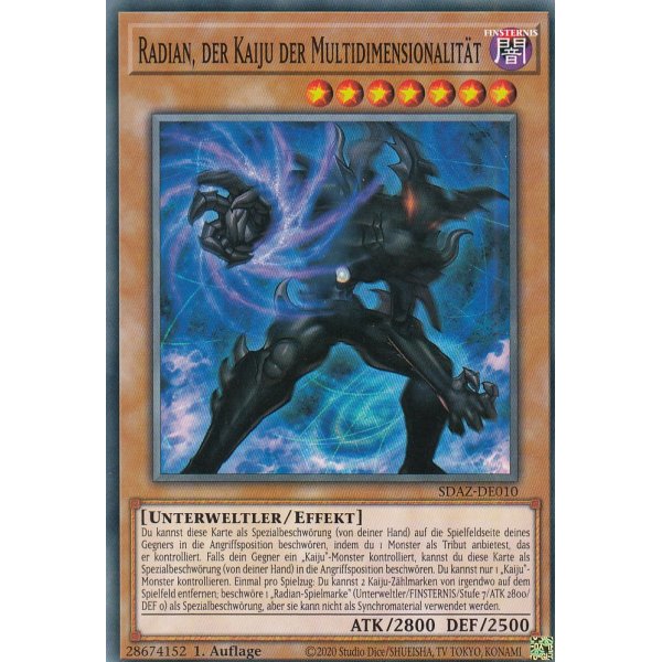 Radian, der Kaiju der Multidimensionalit&auml;t SDAZ-DE010