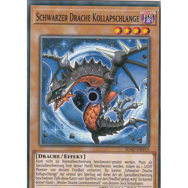 Schwarzer Drache Kollapschlange SDAZ-DE013