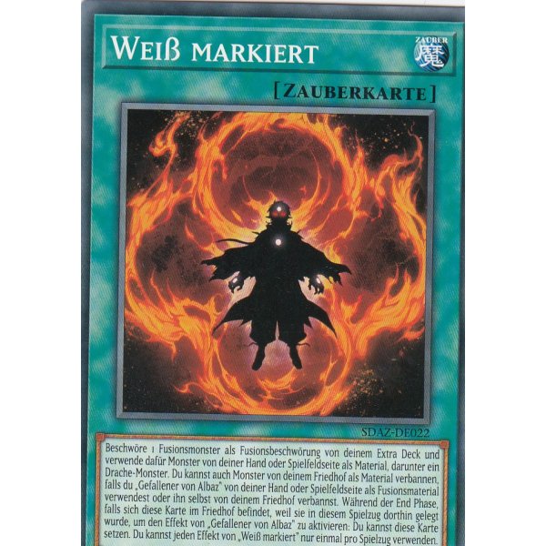 Wei&szlig; markiert SDAZ-DE022