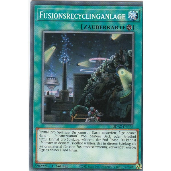 Fusionsrecyclinganlage SDAZ-DE025