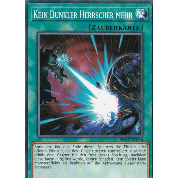Kein Dunkler Herrscher mehr SDAZ-DE030