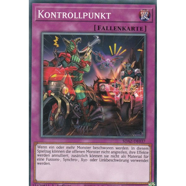 Kontrollpunkt SDAZ-DE037