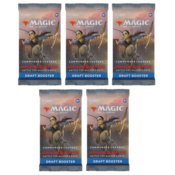 Commander Legends: Battle for Baldurs Gate Draft Booster (5 St&uuml;ck, englisch)
