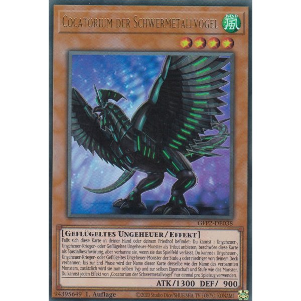 Cocatorium der Schwermetallvogel GFP2-DE038