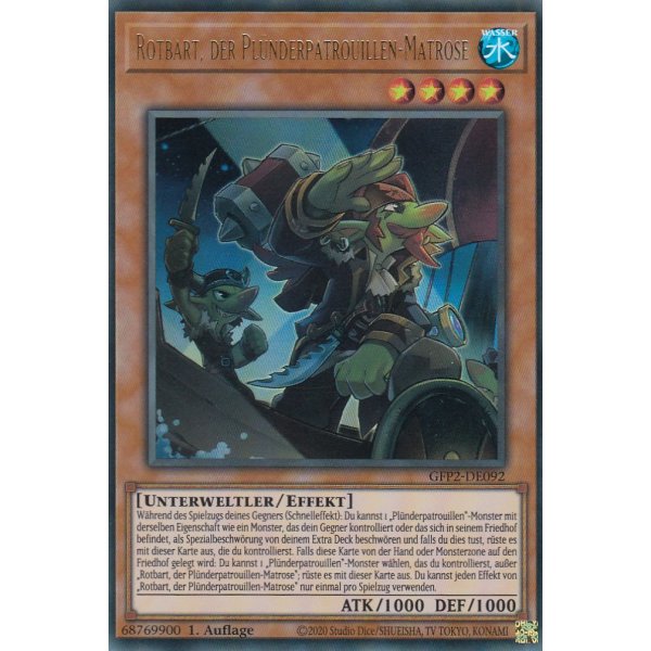 Rotbart, der Pl&uuml;nderpatrouillen-Matrose GFP2-DE092