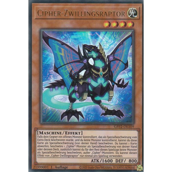 Cipher-Zwillingsraptor GFP2-DE109