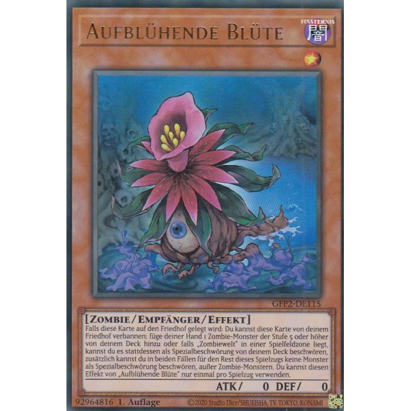 Aufbl&uuml;hende Bl&uuml;te GFP2-DE115