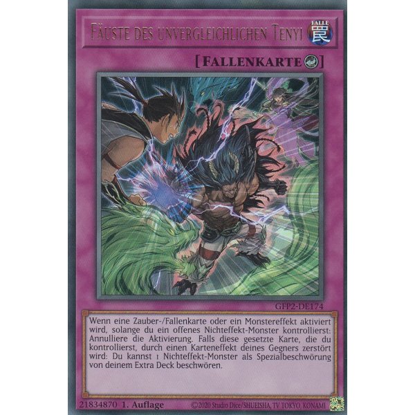 F&auml;uste des unvergleichlichen Tenyi GFP2-DE174