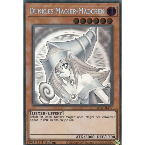 Dunkles Magier-M&auml;dchen (Ghost Rare) GFP2-DE177-Ghost-Rare