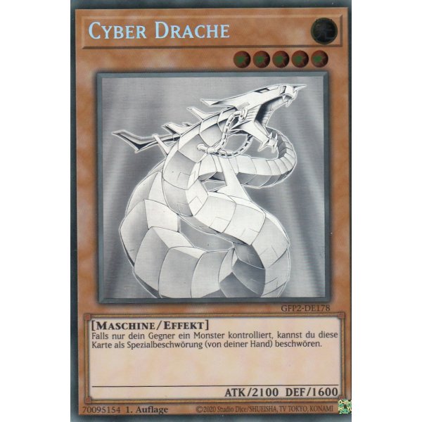 Cyber Drache (Ghost Rare) GFP2-DE178-Ghost-Rare