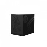 Dragon Shield Double Shell Deckbox - Shadow Black/Black