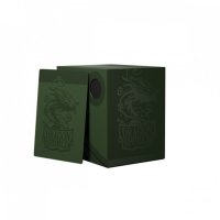 Dragon Shield Double Shell Deckbox - Forest Green/Black