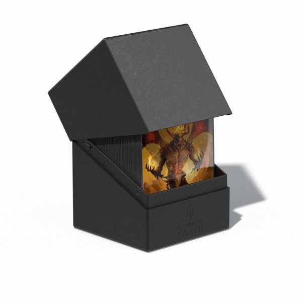 Ultimate Guard Return To Earth Boulder Deck Case 100+ Standardgr&ouml;&szlig;e - Schwarz