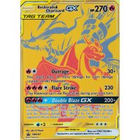 Reshiram & Charizard GX Gold SM247