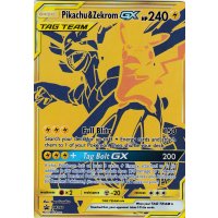 Pikachu &amp; Zekrom GX Gold SM248